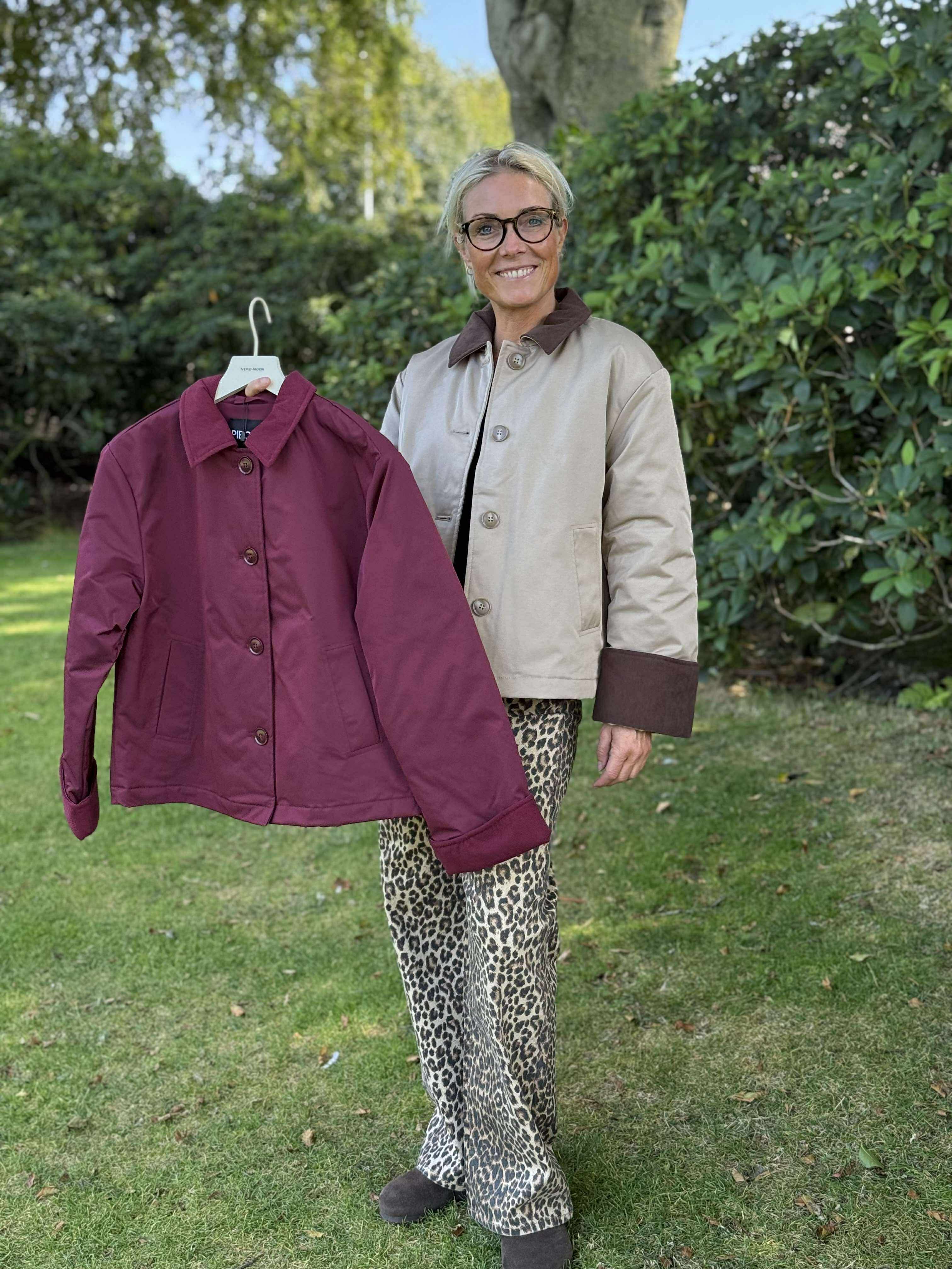 PCJORMA Jacket - Tawny Port